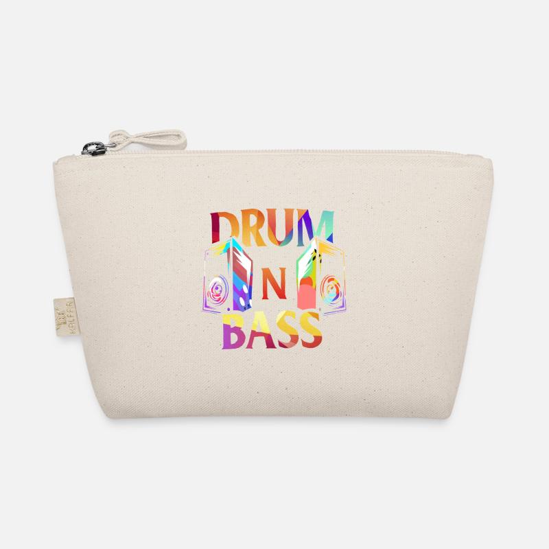 Drum n Bass Geschenk - Bio-Täschchen - Natur