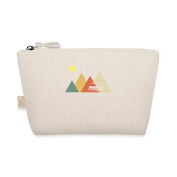 Retro Campervan Vintage Caravan Camping Van - Bio-Täschchen - Natur - Vorne