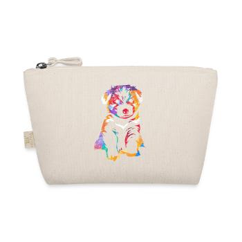 Border collie - Organic Pouch - nature - Front
