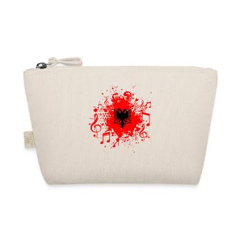 Albanie drapeau musique - Trousse biologique - nature - Devant