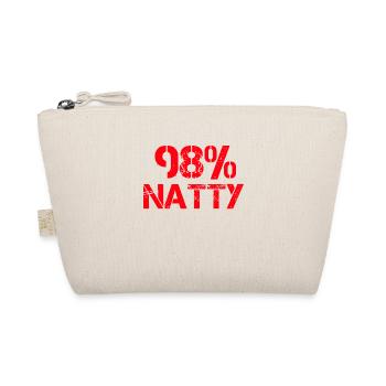 98 Percent Natty - Bodybuilder - Bio-Täschchen - Natur - Vorne