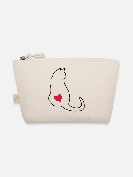 Katze - Bio-Täschchen - Natur