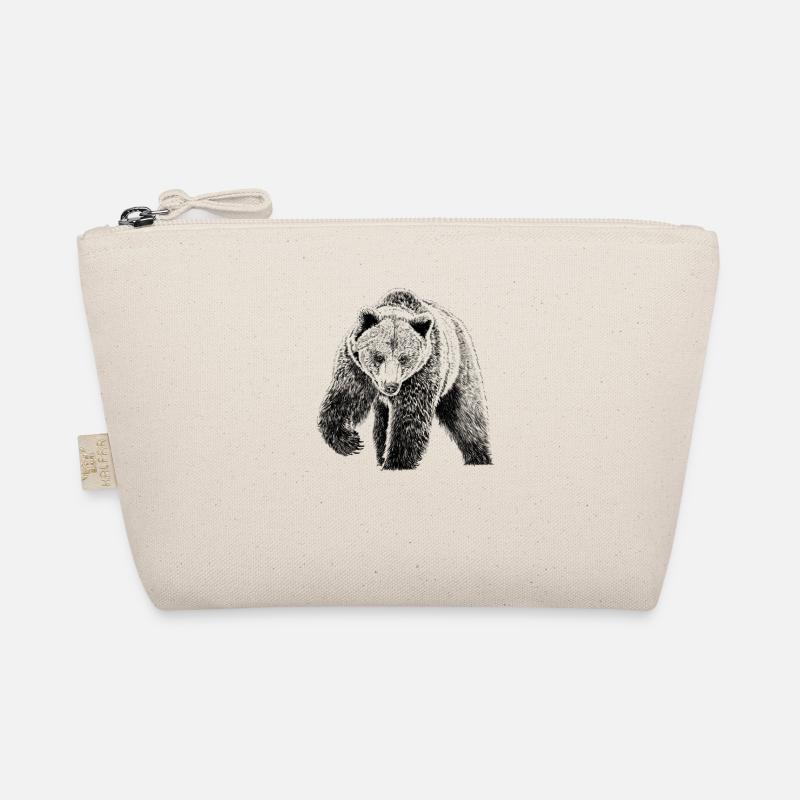 bear - Organic Pouch - nature