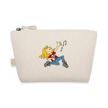 Air Guitar Rock'n'Roll Heavey Metal Gift - Organic Pouch - nature - Front