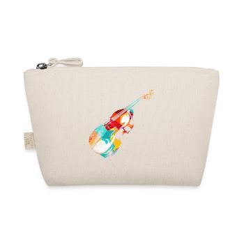 Double bass violin - Organic Pouch - nature - Front