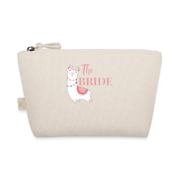 Mariée Mariée à être mariage Alpaga Lama JGA - Trousse biologique - nature - Devant