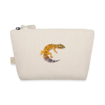 Gecko gift - Organic Pouch - nature - Front