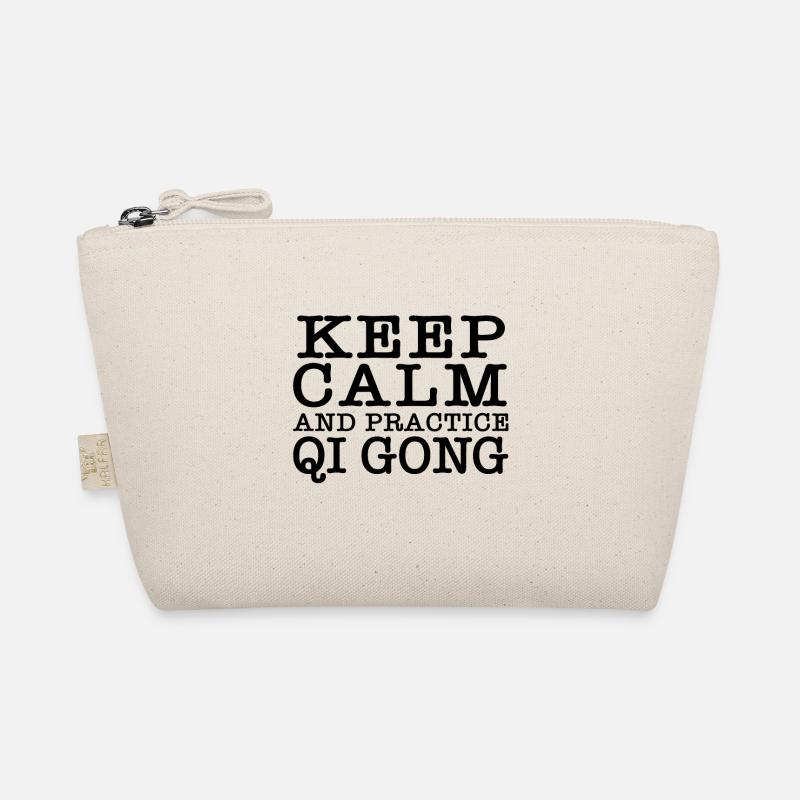 Keep Calm und Qigong Praxis Bio-Täschchen