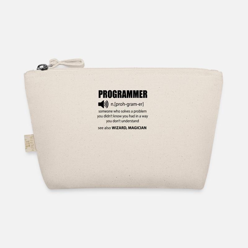 Code Programmer Dictionary Developer Gift Organic Pouch