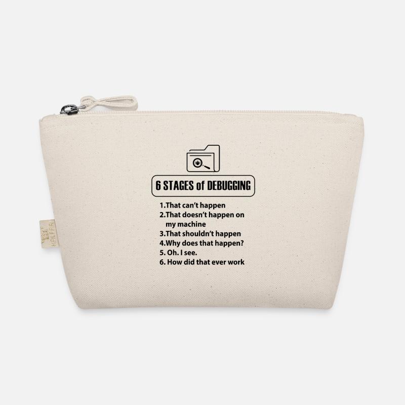 Code Programmierer Nerd Bug Entwickler Geschenke Bio-Täschchen