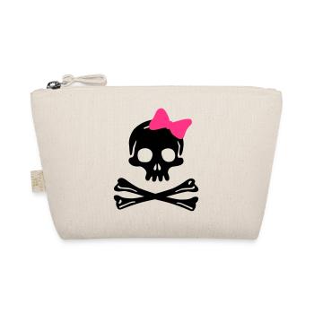 skull - Organic Pouch - nature - Front