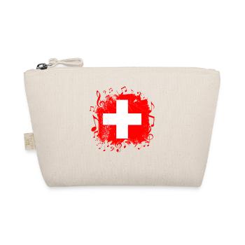 Suisse Drapeau Musique - Trousse biologique - nature - Devant