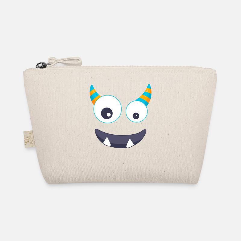 Monster carnival face carnival comic Organic Pouch