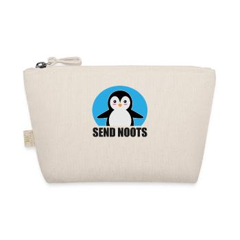 Pinguin Sexy Nacktbilder Brüste Flirt Geschenk - Bio-Täschchen - Natur - Vorne