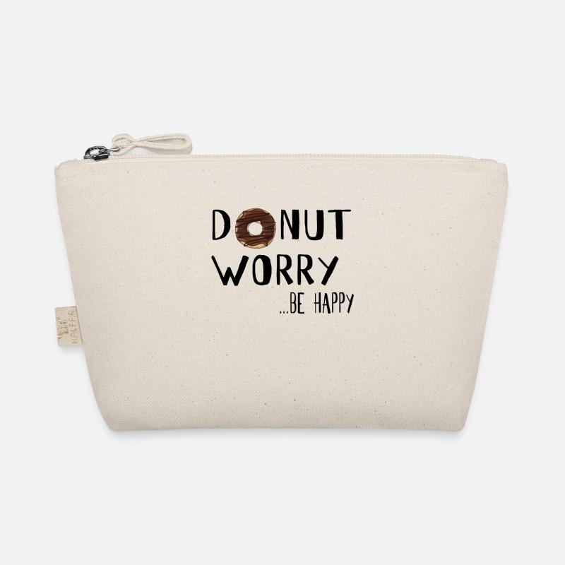 Donut Worry... be happy! - Bio-Täschchen - Natur