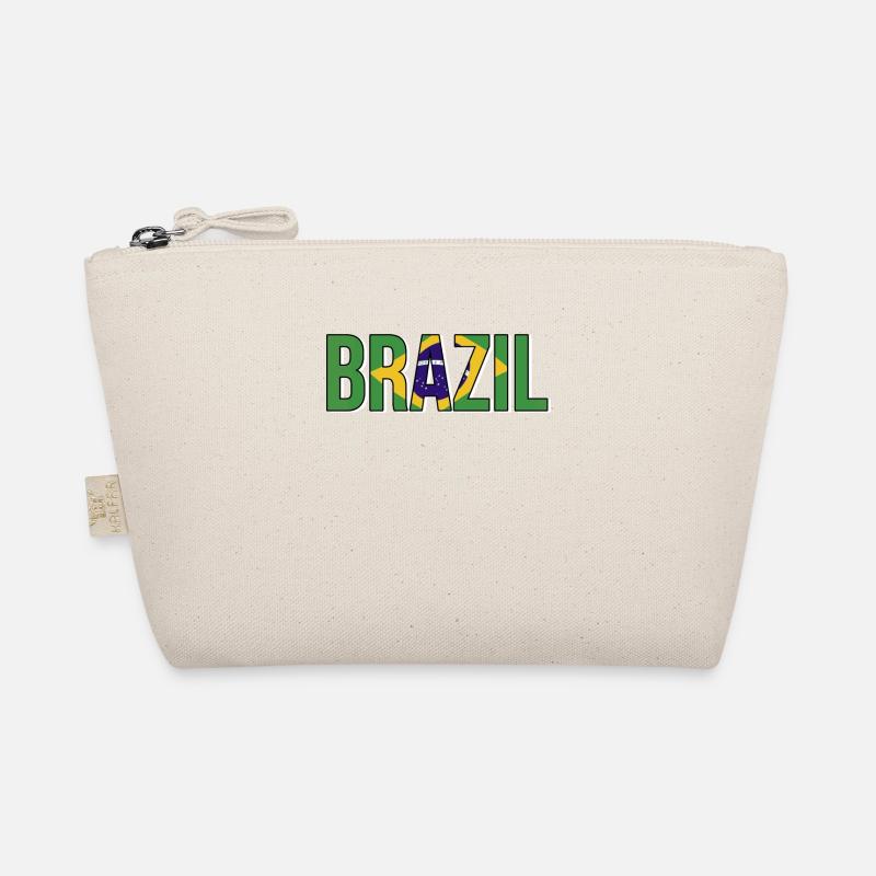Typographie du drapeau du Brésil Trousse biologique