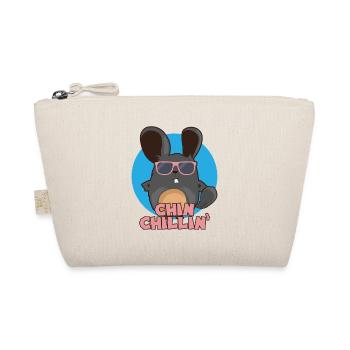 Chinchilla Chinchillin I Cool Sunglasses Gift - Organic Pouch - nature - Front