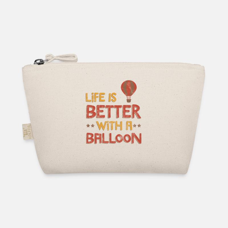 Ballonfahrer Pilot Heißluftballon Sprüche Geschenk Bio-Täschchen