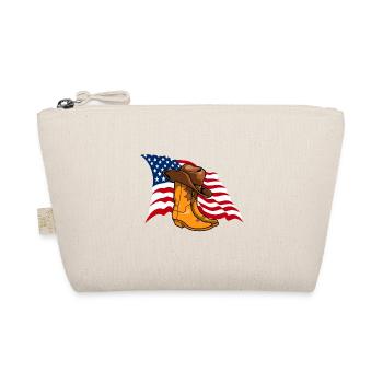 Line Dancing Gift I Country Line Dance - Organic Pouch - nature - Front