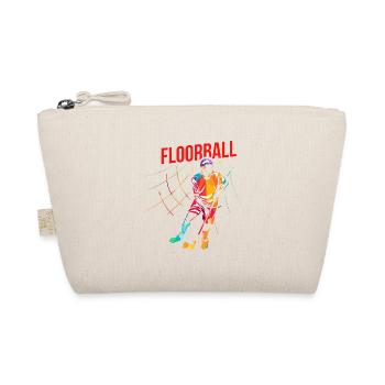 Floorball Unihockey Geschenk - Bio-Täschchen - Natur - Vorne