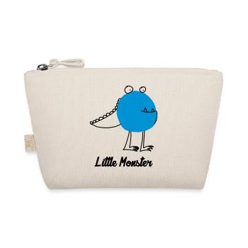 Little Monster / Baby / Bébé / Humor / Halloween - Organic Pouch - nature - Front