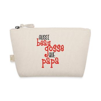 Aussi beau gosse que papa - Organic Pouch - nature - Front