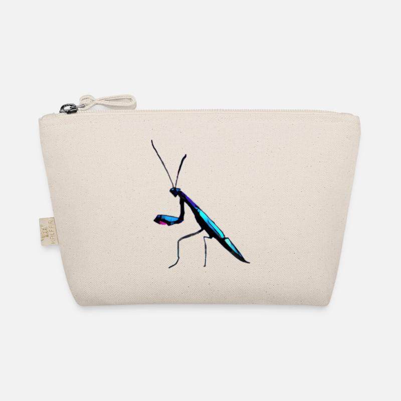 Bioluminescent Preying Mantis Organic Pouch