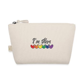 Homosexuelle Paar-Geschenke, die homosexuellen Stolz LGBT Im Hers zusammenbringen - Bio-Täschchen - Natur - Vorne
