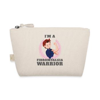 I'm a Fibromyalgia Warrior FM Awareness Gift Gift - Organic Pouch - nature - Front