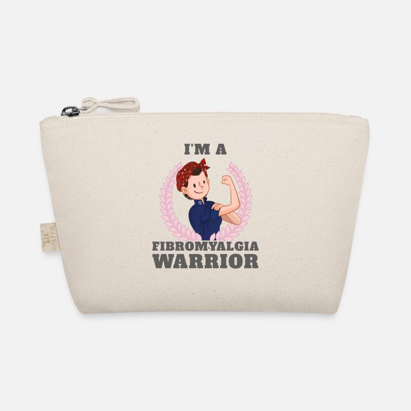 Ich bin ein Fibromyalgie-Krieger FM Bewusstseins-Geschenk-Geschenk Bio-Täschchen