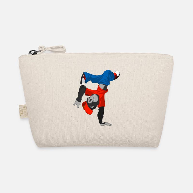 Gorilla Monkey Zoo Breakdance Dancing Kids Gift Organic Pouch
