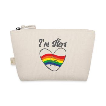 Homosexuelle Paar-Geschenke, die LGBT zusammenbringen Ich bin ihr homosexueller Stolz - Bio-Täschchen - Natur - Vorne
