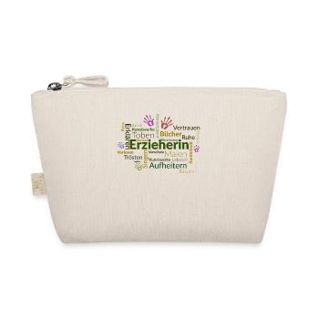 Erzieherin T-Shirt Komplimente - Bio-Täschchen - Natur - Vorne