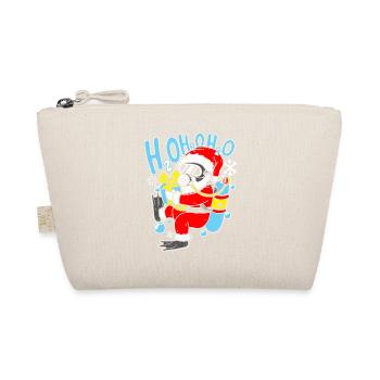 Tauchen Santa Christmas Dive Scuba Diver - Bio-Täschchen - Natur - Vorne