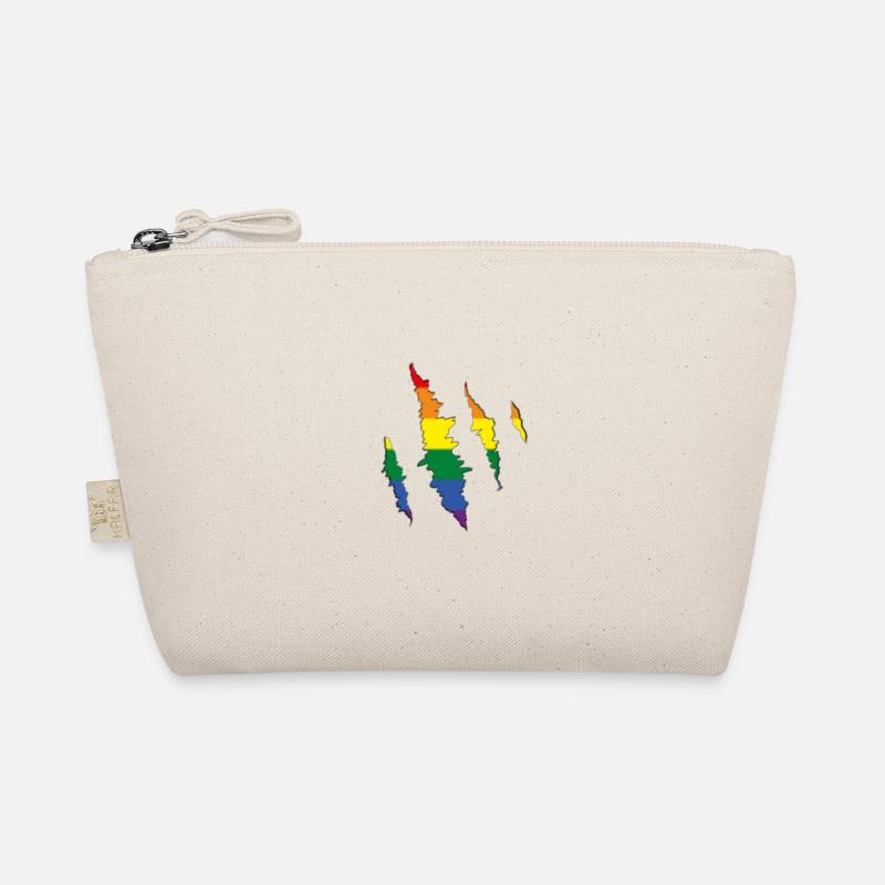 Rainbow Claw Scratch Trace Organic Pouch