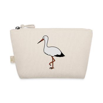 storch - Bio-Täschchen - Natur - Vorne