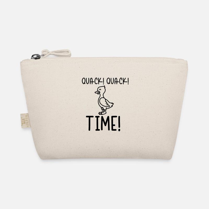 Ente Duck Quack Quack Time - Bio-Täschchen - Natur