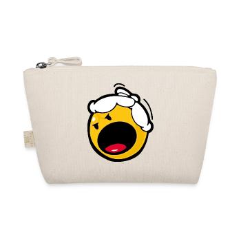 Smiley Anger Madness - Organic Pouch - nature - Front