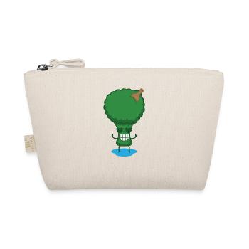 Vegan drôle noir végétalien afro brocoli amant cadeau - Trousse biologique - nature - Devant