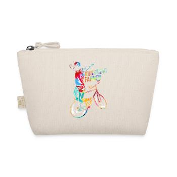 Art Biking Gift - Organic Pouch - nature - Front