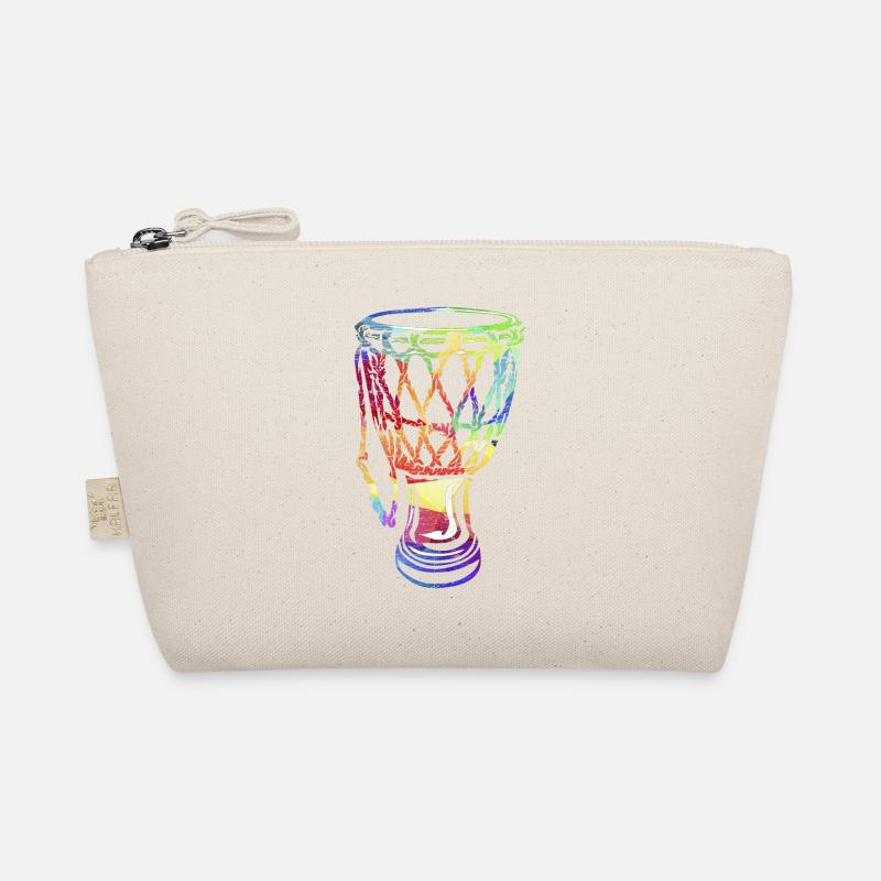 Djembe Kelchglas Trommel Geschenk Bio-Täschchen