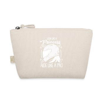 Motorcycle Motorcyclist Gift - Organic Pouch - nature - Front