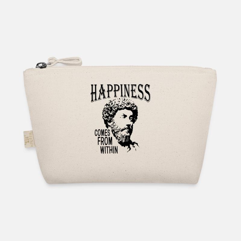 Happiness Comes From Within | Marcus Aurelius Organic Pouch