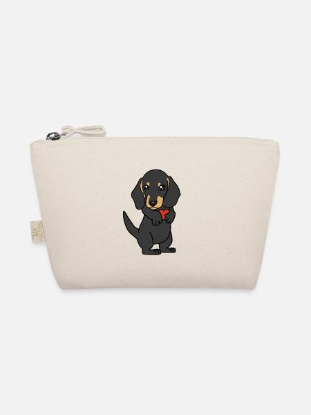 Dog Dogs Dog breeds Pets Pets Animal lover Dachshund - Organic Pouch - nature - Front