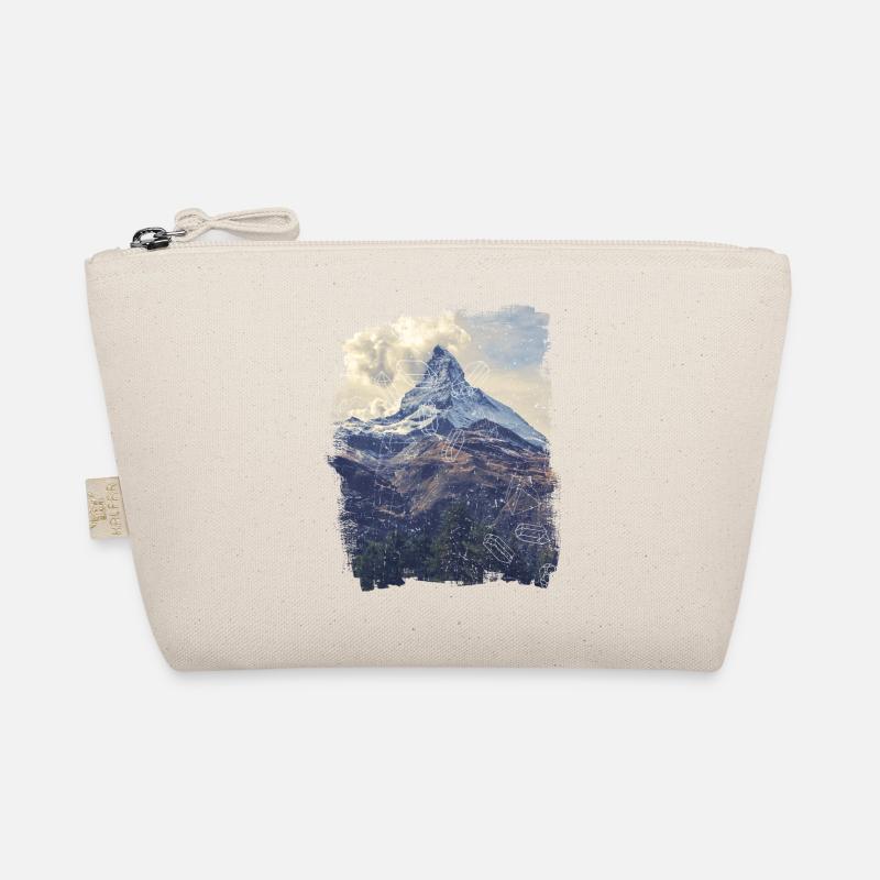 Mountains & Diamonds - Organic Pouch - nature