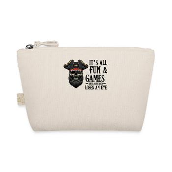 Crâne de pirate énonciations drôles cadeau de pirate - Trousse biologique - nature - Devant