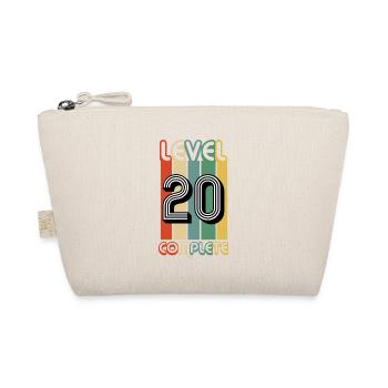 Niveau 20ème anniversaire 20 ans cadeau d'anniversaire - Trousse biologique - nature - Devant