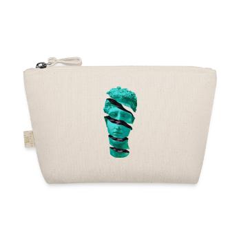 Aesthetic Vaporwave Statue. Sliced Greek Statue - Organic Pouch - nature - Front