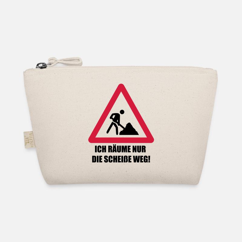 baustelle spruch Bio-Täschchen