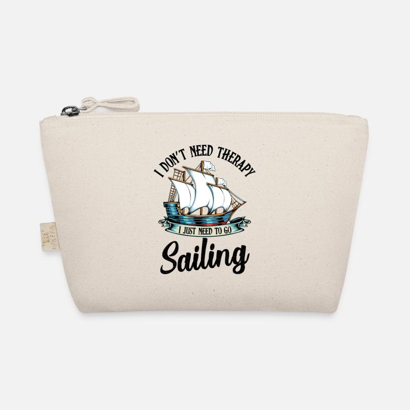 I Don‘t Need Therapy I Just Need To Go Sailing Bio-Täschchen